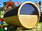 SAUNA Ogrodowa 300cm + PRZEDSIONEK + OKNO 50% + GRATIS Beczka 500L Akces.