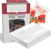 Worek próżniowy do żywności EVESONA, 20 x 30 cm, 100 wytłaczanych torebek