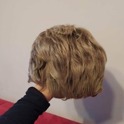 Peruka pasemka/balejaż ciemny blond 