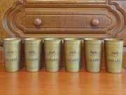 Bacardi Cuba Libre Created Kubki Metalowe Kolekcjonerskie 6 Sztuk 300 ml 