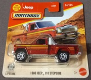 MATCHBOX  .  JEEP  110  STEPSIDE   .    autko resorówka