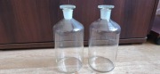 Butelki szklane laboratoryjne o pojemności 1 litra