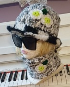 Szydelkowy komplet dla pań 