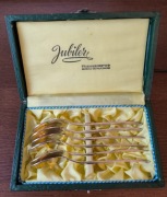 Zestaw posrebrzanych łyżeczek 6 szt. wzór Ares / Eros HEFRA 