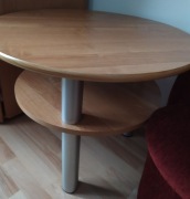 Stolik okrągły kolor olcha