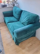 sofa ektorp IKEA 2 osobowa z pokryciem na zamówienie dekoria