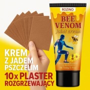 Krem z Jadem pszczelim na stawy Reumatyzm 60g + 10x plaster rozgrzewający