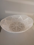 Koszyczek wielkanocny szydełkowy z kordonka 