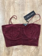 I Saw it First Crop Top Gorset