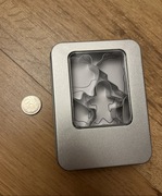 6 Mini foremek do ciastek / pierniczków w metalowym opakowaniu