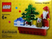 Lego 853353 Magnes świąteczny Święty Mikołaj z choinką i prezentami - NOWE 