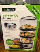 Parowar elektryczny Prolectrix 3-poziomowy