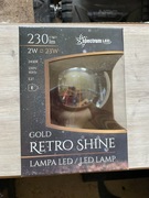 Żarówka LED 2W gold G125 RETRO SHINE E27 barwa ciepła 230lm
