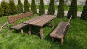 MEBLE OGRODOWE DREWNIANE BIESIADNE GÓRALSKIE/ALTAN