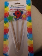 Świeczki na tort 9 lat