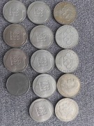 Zestaw Srebrnych Monet próba 600 plus jedna.