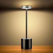 Lampa LED Hapfish bezprzewodowa ładowana 3 tryby kolorów czarna BDB