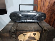 DUŻY BOOMBOX RADIOMAGNETOFON CD SHARP WQ- CD220