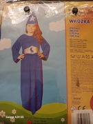 Strój wróżka niebieska Andrzejki karnawał 120-130 7-8 lat