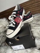 Converse trampki czarne, róże i serca Valentines gift Edition 37,5 A13651C 