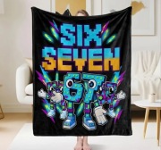 Nowy duży mięciutki koc  Six Seven 150x200