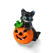 Figura Dekoracja Kot na Dyni