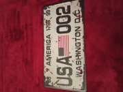 Replika kopia tablica rejestracyjna Washington 30x15 cm