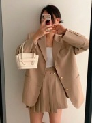 Set: Marynarka + Spódniczka (Beżowy)