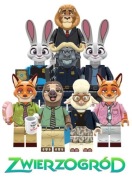 Nowe Figurki Zwierzogród Zootopia jak Lego Minifigures Minifigurki