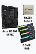 Ryzen 5950x ASUS B550 STRIX WIFI 32GB DDR4 OKAZJA