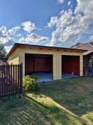 Wiata garażowa dwustanowiskowa z drewna