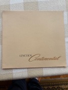 1978 Lincoln continental prospekt big