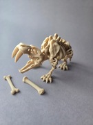 Szkielet tygrysa szablozębnego – model 3D