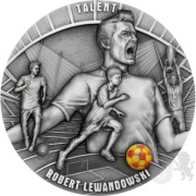Super premium 5$ TALENT Robert Lewandowski 2 oz Ag999 2022