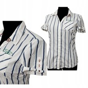 BLUZKA KOSZULA TOMMY HILFIGER S BAWEŁNA ELEGANCKA