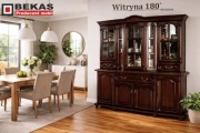 Witryna 180` Jadalnia Salon exclusive Dąb Orzech Włoski BEKAS Producent 