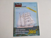 Mały Modelarz nr 4-5/1997, okręt szkolny marynarki wojennej ORP Iskra