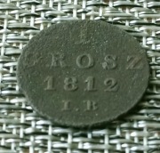 1 grosz Księstwo Warszawskie, 1812 r, 