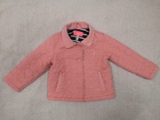 Różowa elegancka pikowana kurtka w gwiazdy gwiazdki Joules 86 - 92 jak nowa