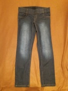 Granatowe jeansy tregginsy Esmara 42 XL