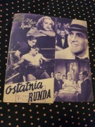 stara ulotka filmowa kinowa ostatnia runda lata 40-50 nr 28