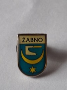 Herb miasta i gmina Żabno 1 przypinka pin odznaka wpinka