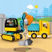 LEGO duplo 10931 Ciężarówka i koparka gąsienicowa 