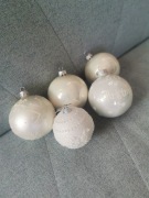 Zestaw 5 dużych bombek na choinkę 