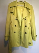 Kenneth Cole płaszcz trencz L kanarkowy