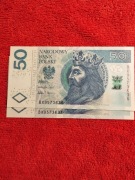 50 zł 2017r. Z paczki bankowej UNC nr.ser.BX
