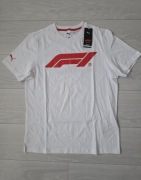 koszulka puma F1, Formula 1, official, biała, M