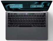 Laptop Apple A1706i716GB256gbMACOS 13 " Intel Core i7 16 GB / 256 GB szary