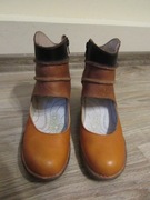EL NATURALISTA skórzane botki za kostkę skóra camel jak nowe_ 40
