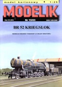 BR 52 Kriegslok Modelik 15/03 skala 1:25